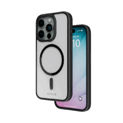 Levelo Solo Shock-Proof Edges MagSafe Clear Case for iPhone 15 Series