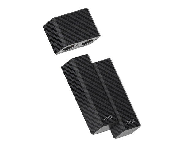 Levelo SwapCell Portable 2 in 1 14400mAh Power Bank - Carbon Black