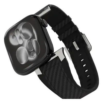 Levelo Toray Silicone & Leather Watch Strap