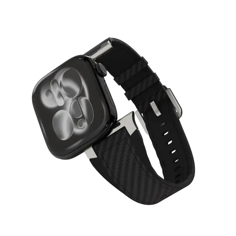 Levelo Toray Silicone & Leather Watch Strap