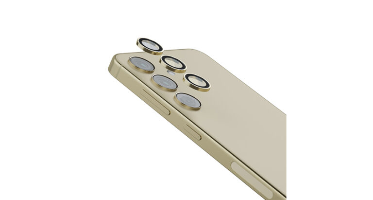 Levelo Trio Camera Lens For Samsung S24 / S24 Plus - Titanium Gold