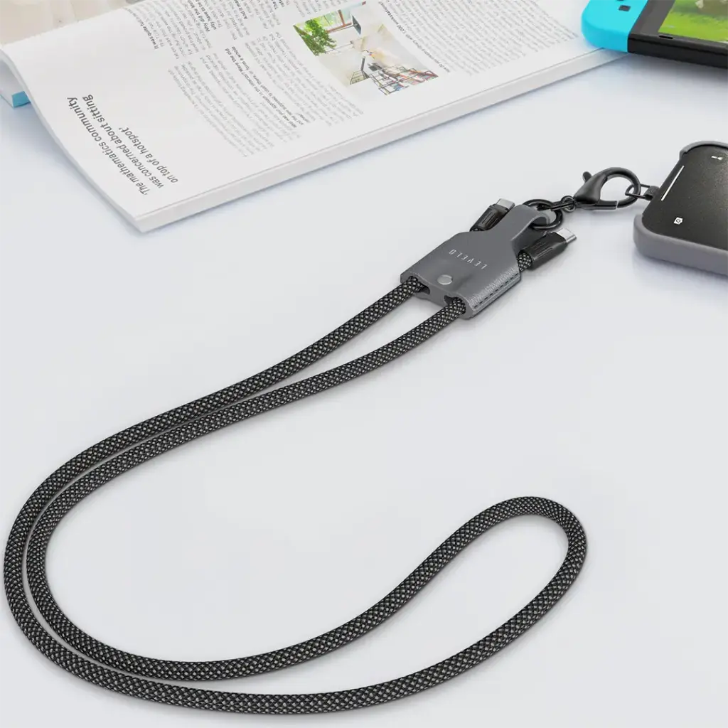 Levelo Tugo Type-C to Type-C 60W Lanyard Cable