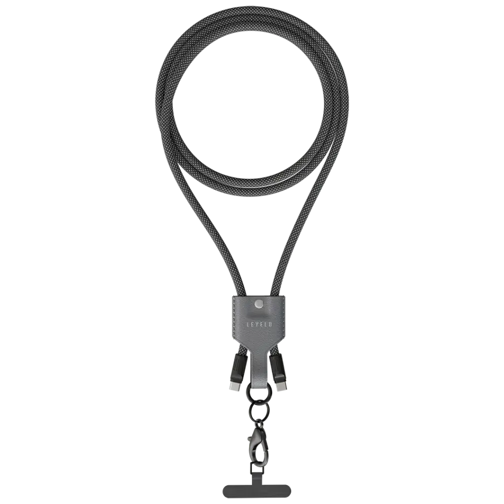 Levelo Tugo Type-C to Type-C 60W Lanyard Cable