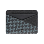 Levelo Tuxedo Monogram Leather Wallet