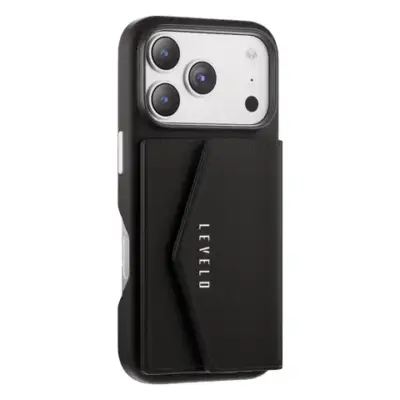 Levelo Vertex PU Leather Wallet Case for iPhone 17 Pro/Pro Max