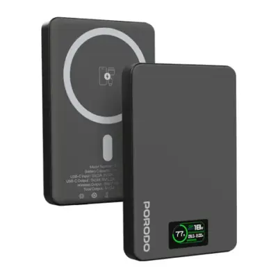 Porodo 10000mAh MagSafe Power Bank - Dark Gray