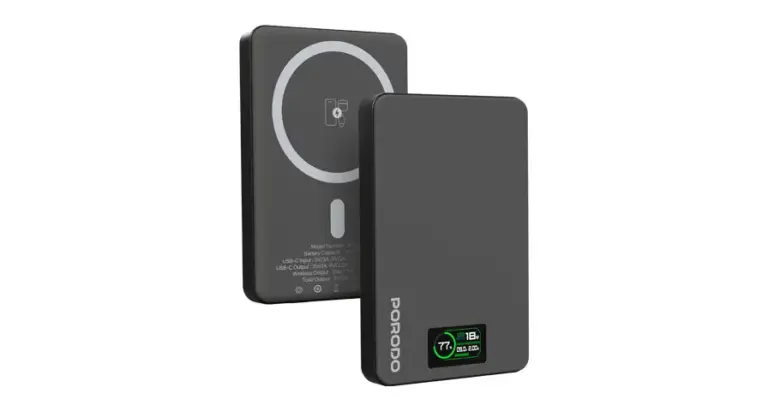 Porodo 10000mAh MagSafe Power Bank - Dark Gray