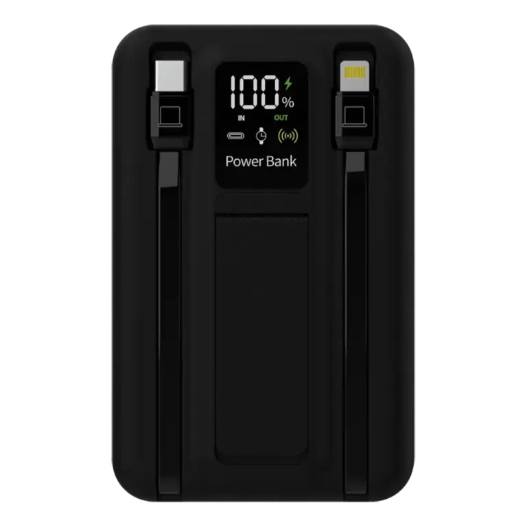 Porodo 10000mAh Magsafe Power Bank Built-In Lightning And Type-C