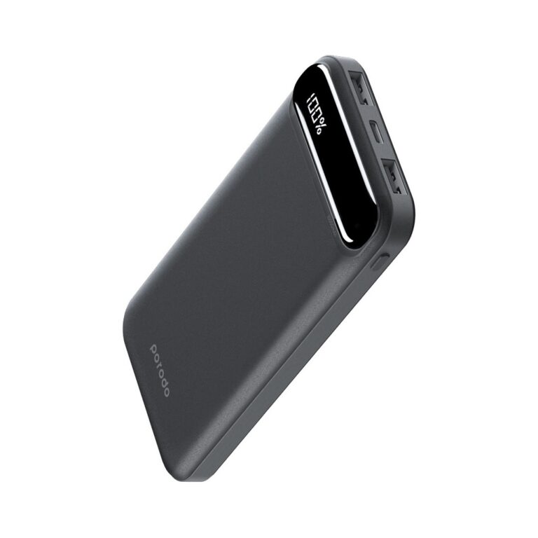 Porodo 10000mAh Power Bank with Digital Display