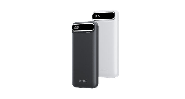 Porodo 10000mAh Power Bank with Digital Display
