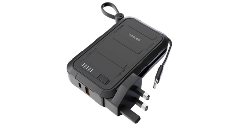 Porodo 10000mAh Wall Charger Power Bank