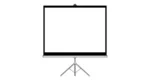 Porodo 100" Portable Projection Screen with Stable Tripod Stand