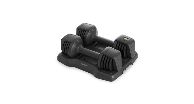Porodo 12.5 LB Double Adjustable Smart Dumbbell