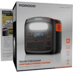 Porodo 1500W Forcebase Portable Power Station - Black/Orange