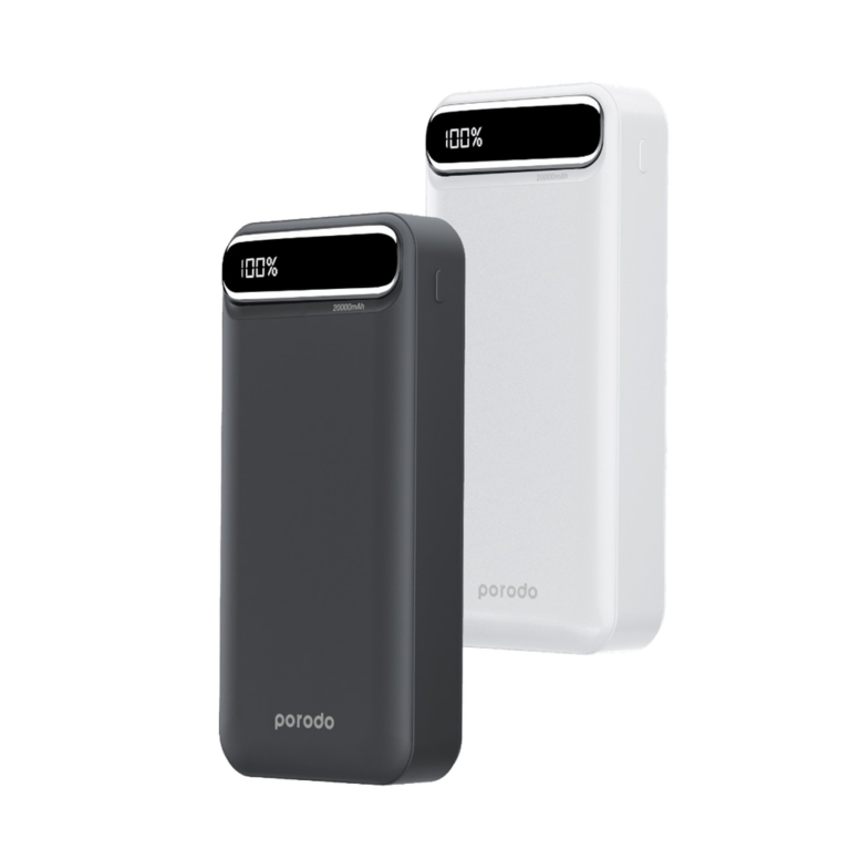 Porodo 20000mAh Power Bank with Digital Display