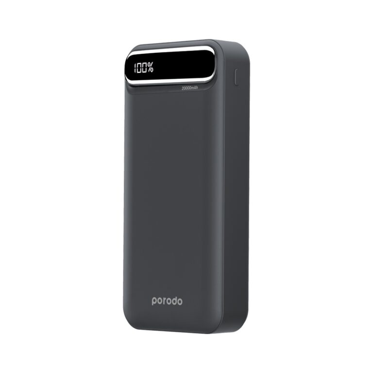 Porodo 20000mAh Power Bank with Digital Display