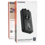 Porodo 20000mAh Powerbank with Integrated Cable