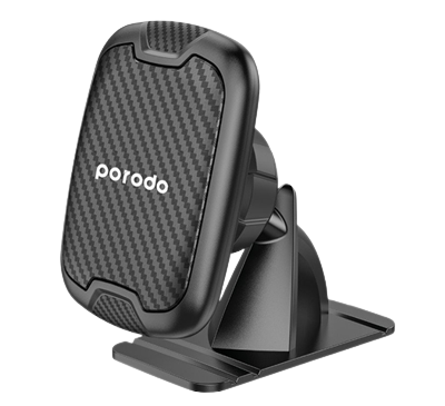 Porodo 2 in 1 Magnetic + Air Vent Dash Mount Phone Holder