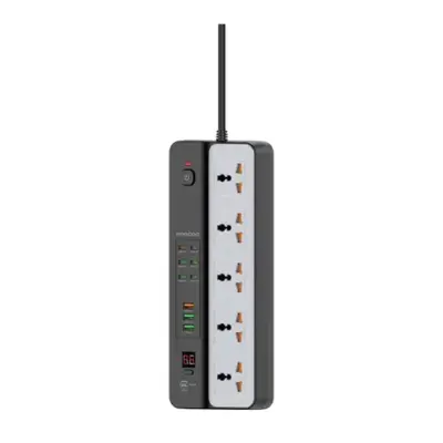 Porodo 3000W | 5AC Universal Power Strip with 9 USB Ports (6C + 3A)