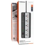 Porodo 3000W | 5AC Universal Power Strip with 9 USB Ports (6C + 3A)