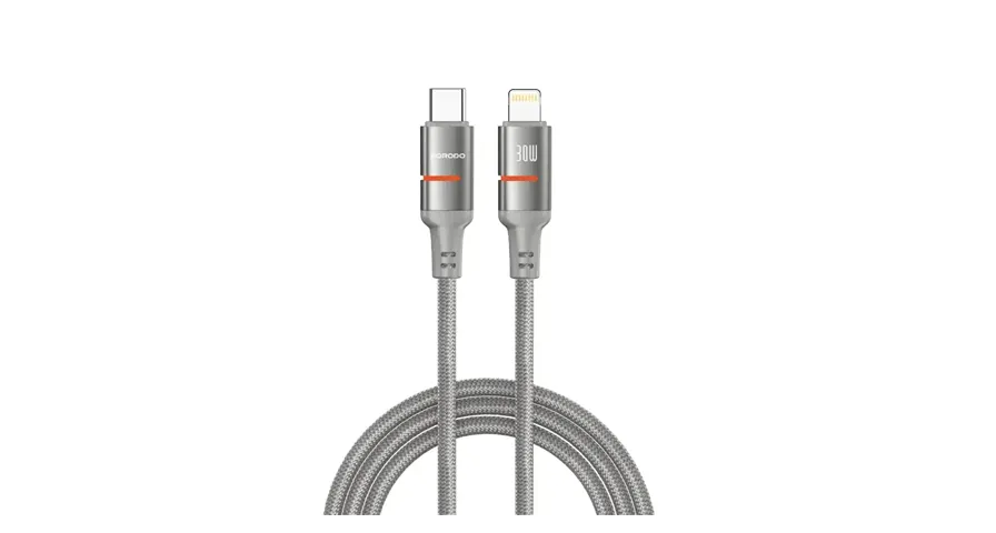 Porodo 30W Type-C to Lightning Braided Cable