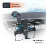 Porodo 360° Rotatable Car Phone Holder