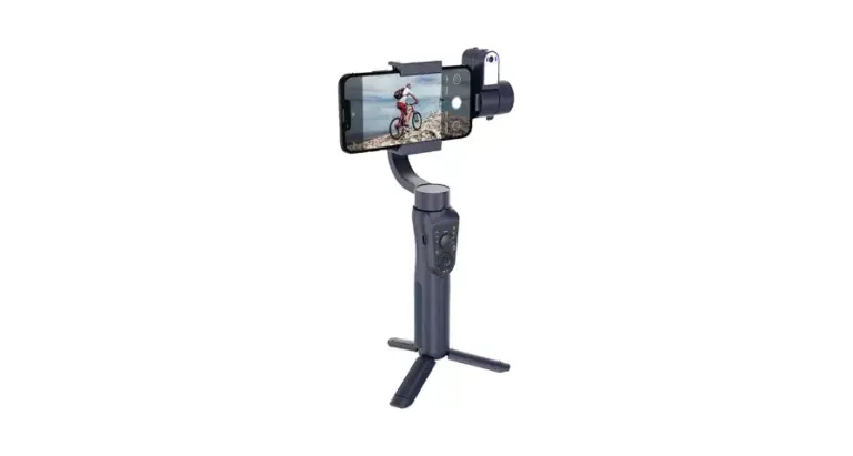 Porodo 3-Axis Ai Tracker & Light Gimbal Stabilizer