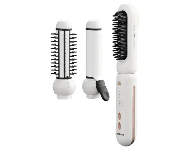 Porodo 3-In-1 Cordless Hair Styling Tool Hair Straightener & Curling Iron