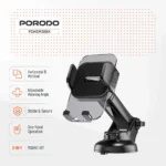 Porodo 3-in-1 Mount Kit Multi Functional Phone Holder