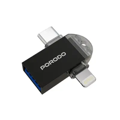 Porodo 3-in-1 OTG Adapter