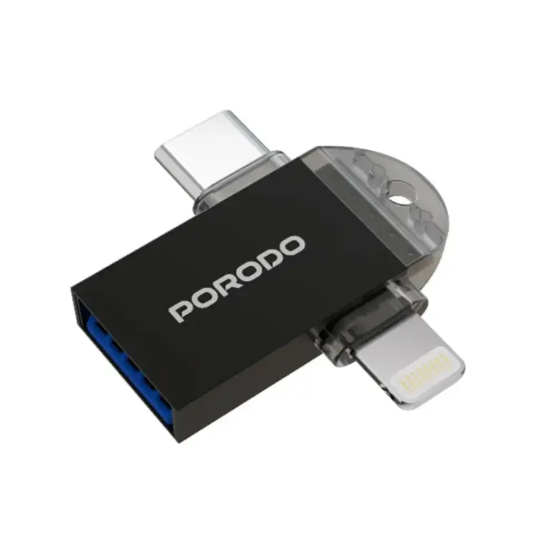 Porodo 3-in-1 OTG Adapter