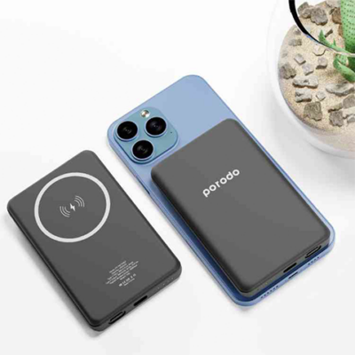 Gadget Pulse Kenya 56 Porodo 4000mAh MagSafe Power Bank With Type-C PD Input & Output