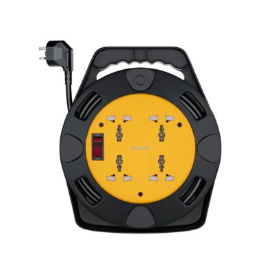 Gadget Pulse Kenya 57 Porodo 4AC Extension Cable Reel with UK Plug (10m Wire)