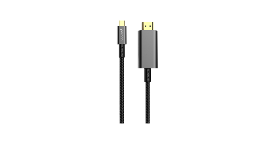 Porodo 4K HDMI to Type C Cable 1.8M