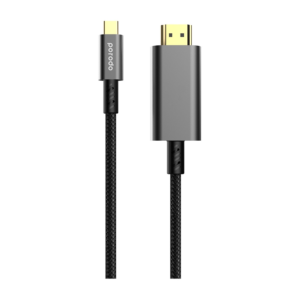 Porodo 4K HDMI to Type C Cable 1.8M