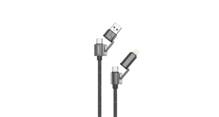 Porodo 4 Cables in 1 Aluminum Fast Charger Wire