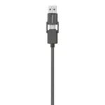 Porodo 4-In-1 Braided High-Speed Charging Cable