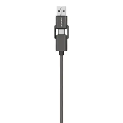 Porodo 4-In-1 Braided High-Speed Charging Cable