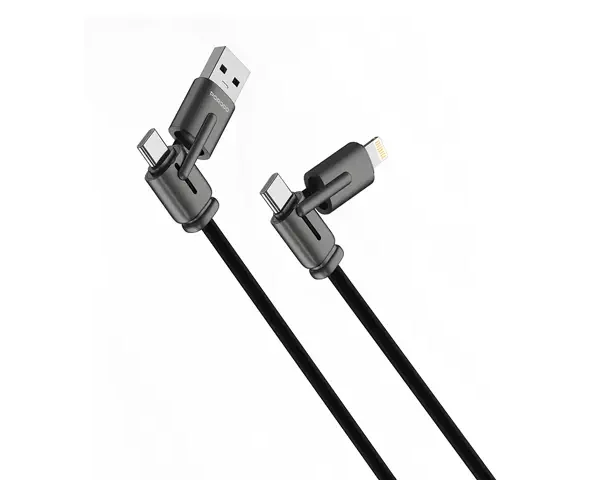 Porodo 4-In-1 Charging And Data Transfer Cable