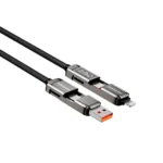 Porodo 4-In-1 High-Speed Charging Cable