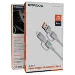 Porodo 4-In-1 High-Speed Charging Cable PD 240W