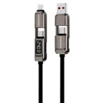 Porodo 4-In-1 High-Speed Charging Cable