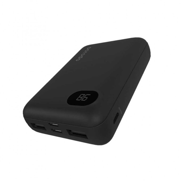 Porodo 4-Port Power Bank 10000mAh with Digital Power Display