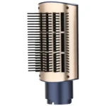 Porodo 5-In-1 Hot Air Brush Styling Set with Straightening & Curling Tool - Blue & Gold