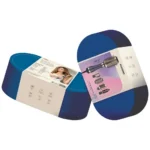 Porodo 5-In-1 Hot Air Brush Styling Set with Straightening & Curling Tool - Blue & Gold