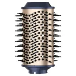 Porodo 5-In-1 Hot Air Brush Styling Set with Straightening & Curling Tool - Blue & Gold