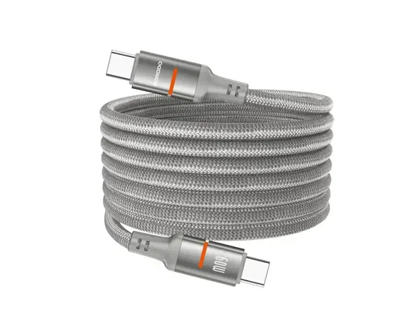 Porodo 60W Type-C to Type-C Magnetic Braided Cable