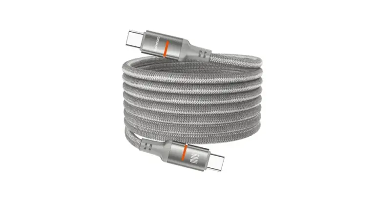 Porodo 60W Type-C to Type-C Magnetic Braided Cable