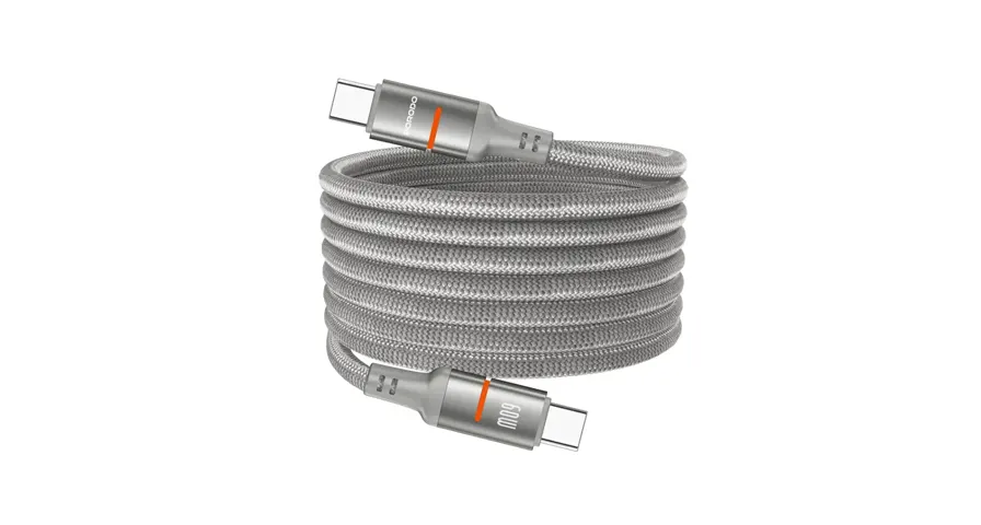 Porodo 60W Type-C to Type-C Magnetic Braided Cable