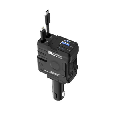 Porodo 66W Car Charger Lightning & Type-C